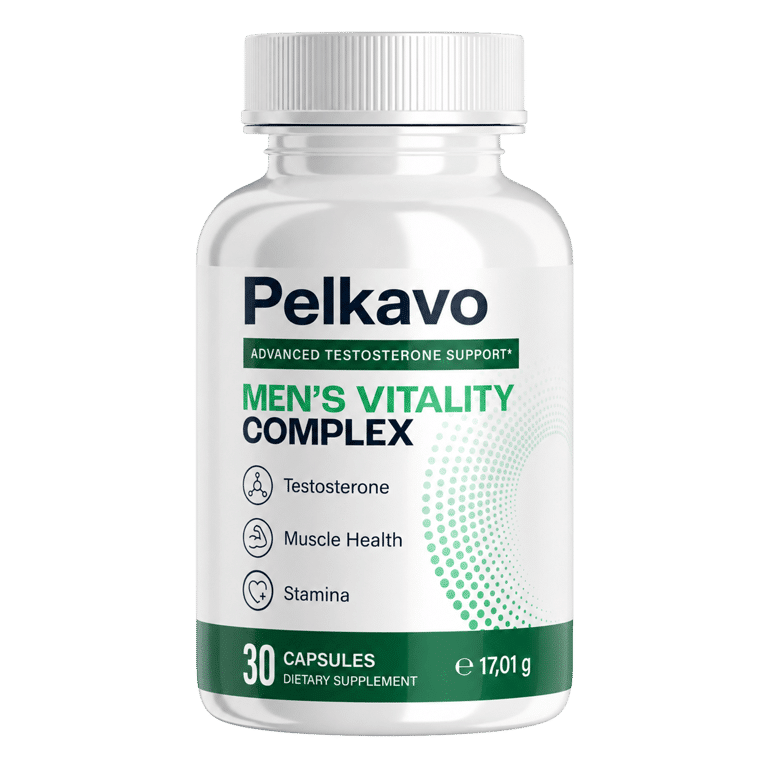 Flacon de Pelkavo, complexe de vitalité masculine, 30 gélules